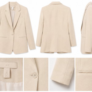 Blazer Cream White